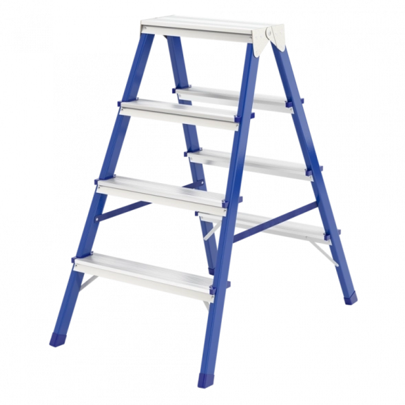 Стремянка РемоКолор 4ст. сталь 0,86/3м 4,25кг 2х-стор.