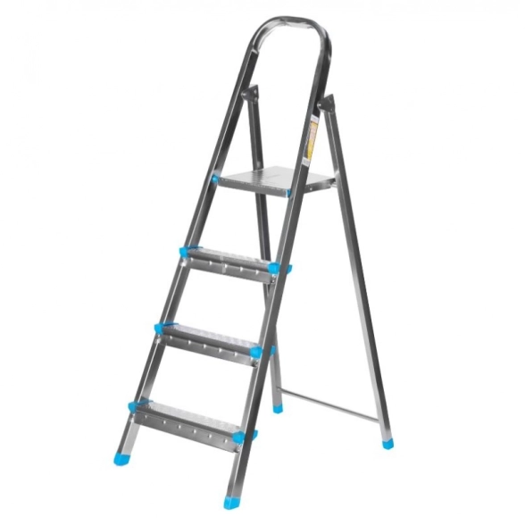 Стремянка РемоКолор Эконом 4ст. оцинк. сталь 0,88/1,49/2,9м 4,5кг