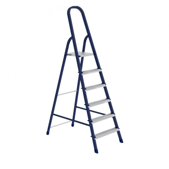 Стремянка РемоКолор 6ст. сталь 1,24/1,98/3,3м 6,6кг