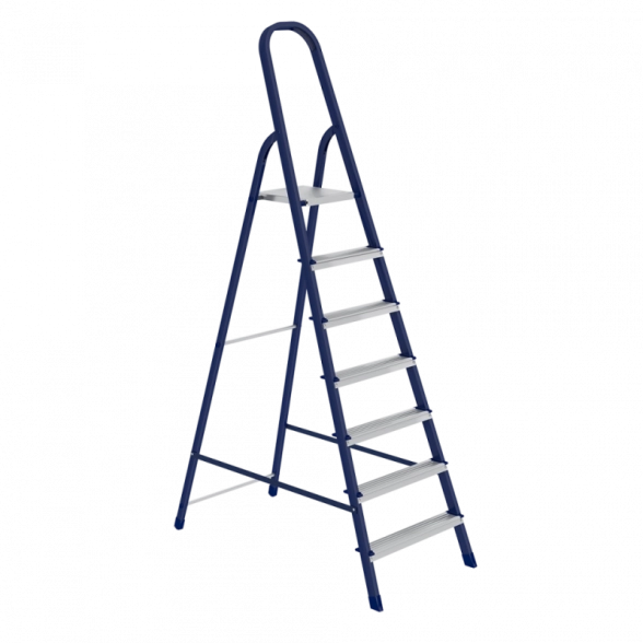 Стремянка РемоКолор 7ст. сталь 1,45/2,21/3,5м 7,5кг