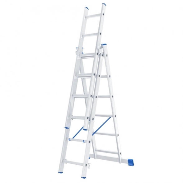 Лестница РемоКолор 3х6ст. алюминий 1,78/2,91/4,01м 7,8кг