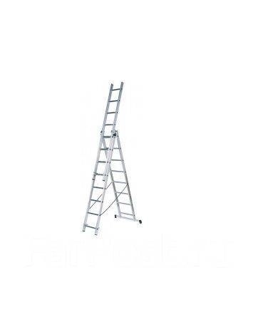 Лестница РемоКолор 3x12cт. алюминий 3,43/5,94/8,41м 17,5кг