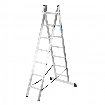 Лестница РемоКолор 2х7ст. алюминий 2,05/3,19м 6кг