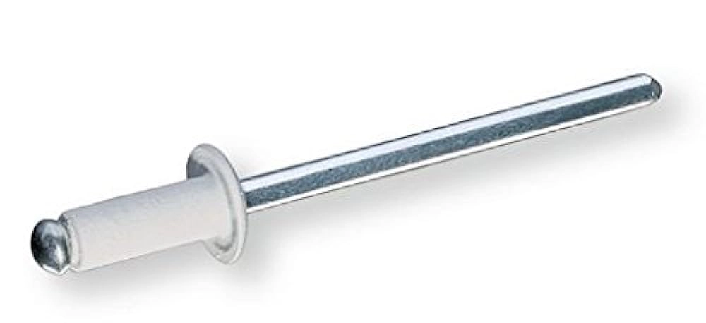 Заклепка 3.2х8 RAL-6005 алюм/сталь 1шт (пром)