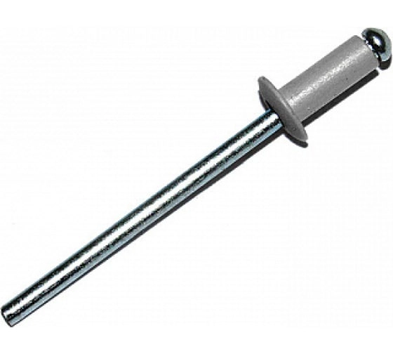 Заклепка 3.2х8 RAL-7004 алюм/сталь 1шт (пром)