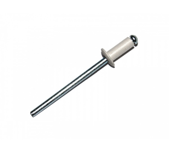Заклепка 4.0х10 RAL-9003 алюм/сталь 1шт (пром)