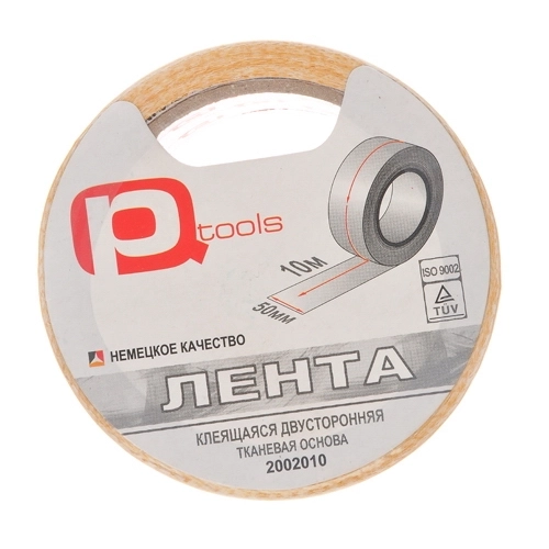 Лента PQTools 50ммх10м клеящая 2002010