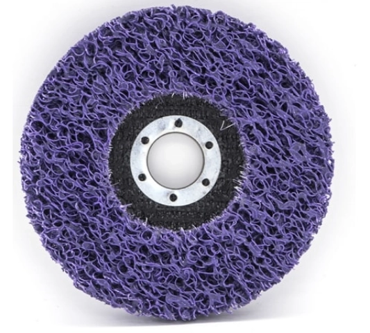 Круг зачистной РемоКолор фиолетовый 115х22,2x15мм 37-1-404