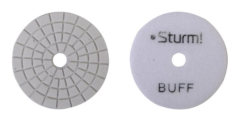 Круг алм. гибкий Sturm! 9012-W100-BUFF "черепашка" 100мм влажная