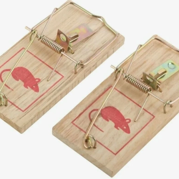 Мышеловка дерево дорог 2шт