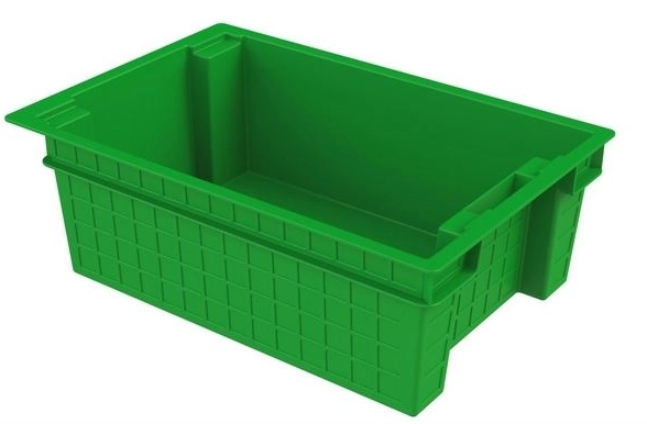 Ящик сплошной 60x40x20см зеленый