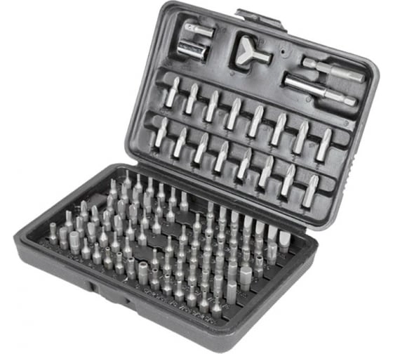 Набор бит РемоКолор 25мм с адаптерами 100пр. в боксе 33-2-701