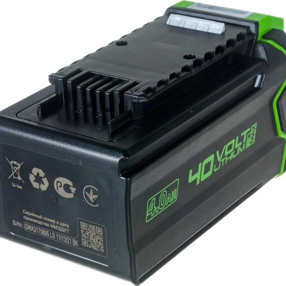 Аккумулятор GreenWorks G40B4 40В 4Ач-image-2