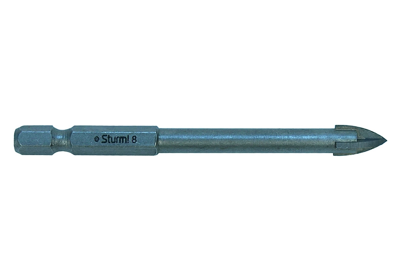Сверло по стеклу/керамике 4-х гранное Sturm! 8мм 5380103