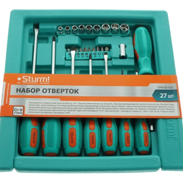 Набор отверток Sturm! 1040-02-SS5 27пр.