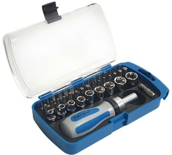 Набор бит и торцевых головок РемоКолор CrV 41пр. в боксе