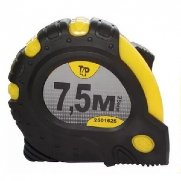 Рулетка T4P 7.5мх25мм рез/корпус 2501625