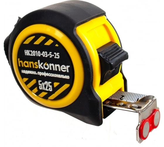 Рулетка Hanskonner HK2010-03-5-25 5x25 2стопа
