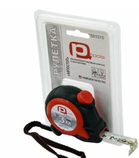 Рулетка Pqtools 3мх16мм 2501515