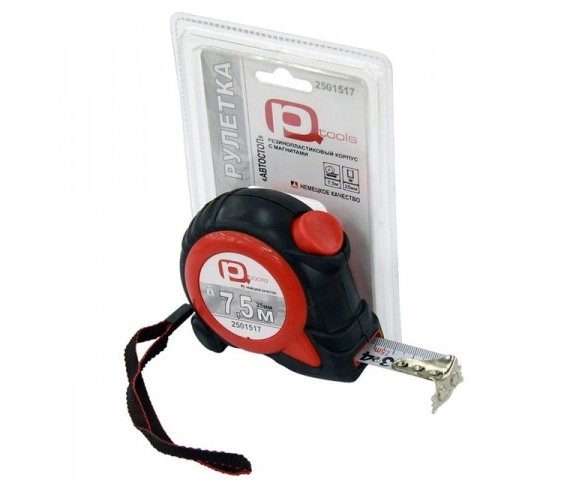 Рулетка Pqtools 7.5мх25мм 2501517