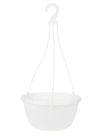 Горшок подвесной Венеция d-28.5 6л белый