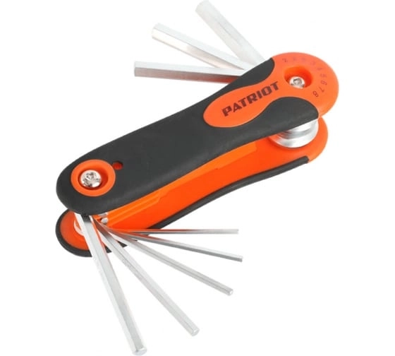 Набор ключей Patriot SKH-8F шестигр. CRV 2-8мм 8в1