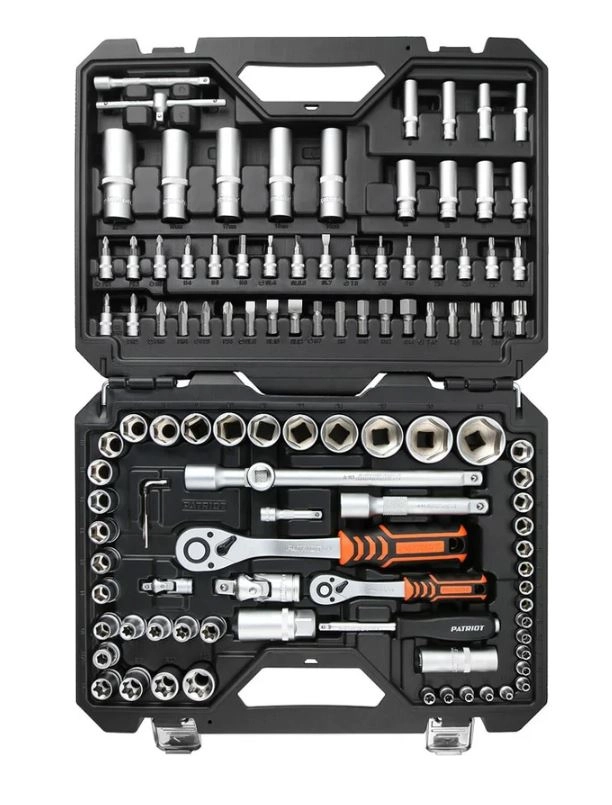 Набор инструмента Patriot SSP-108 Посейдон 1/2+1/4DR 108пр