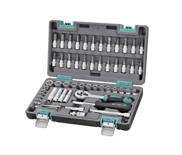 Набор инструмента Вихрь CrV 1/4" 57пр. (в кейсе)