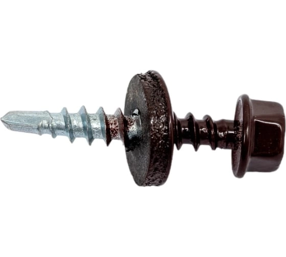 Саморез 4.8х28/29 RAL-8017 кров.кг (пром)