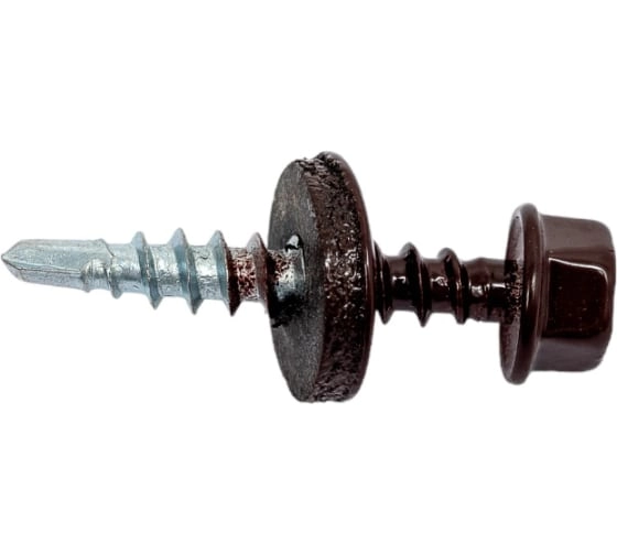 Саморез 4.8х28/29 RAL-8017 кров.кг (пром)