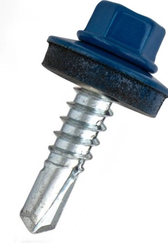 Саморез 5.5х25 RAL-5005 кров.яр-син.(кг)