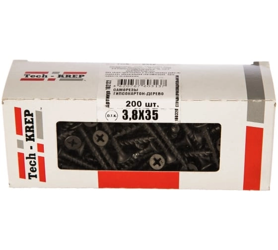 Саморез 3.8х35 ШСГД 200шт кор.Tech-Krep