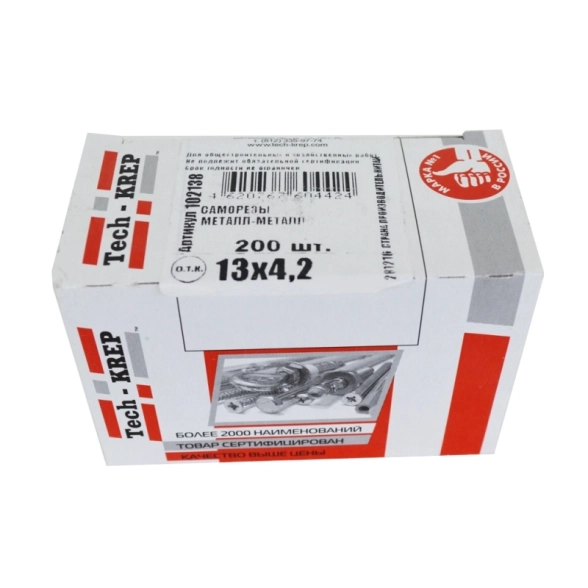Саморез 4.2х13 ШСММ 200шт кор.Tech-Krep