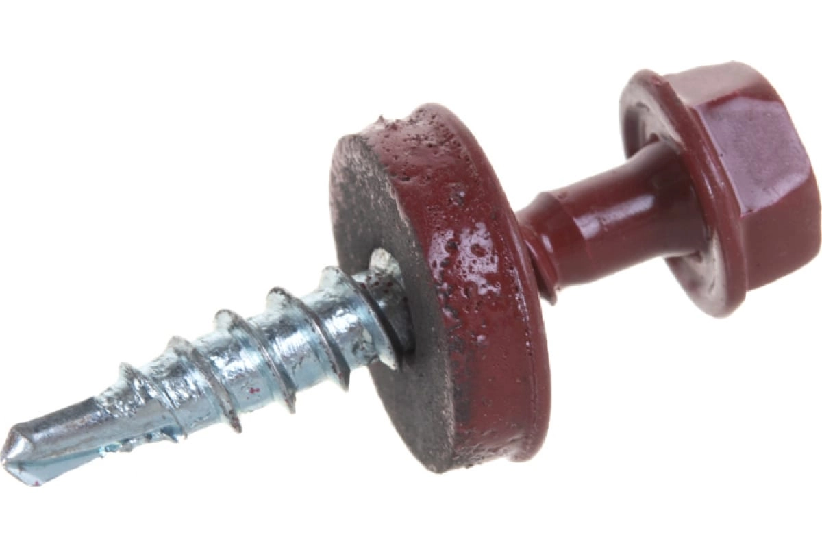 Саморез 4.8х28 КР RAL-6002 60шт св.кор.Tech-Krep