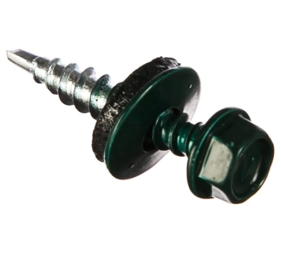 Саморез 4.8х28 КР RAL-6005 60шт св.кор.Tech-Krep