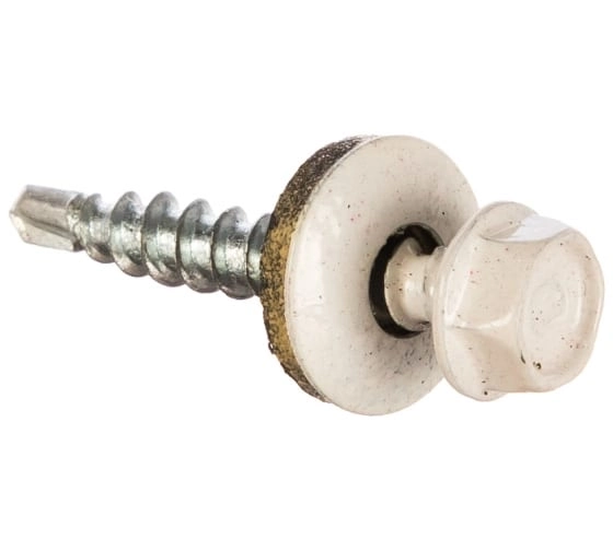 Саморез 4.8х28 КР RAL-9003 60шт белый Tech-Krep
