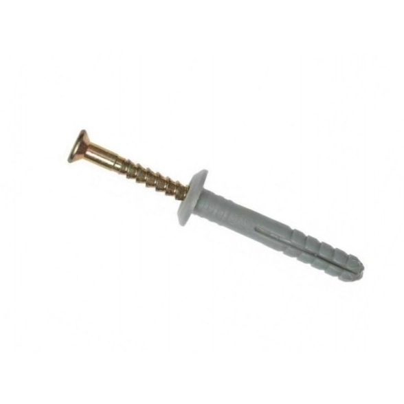 Дюбель с шурупом 6х40 цилиндр. борт 200шт.