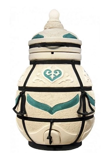 Печь Тандыр Амфора Дастархан с откидной крышкой