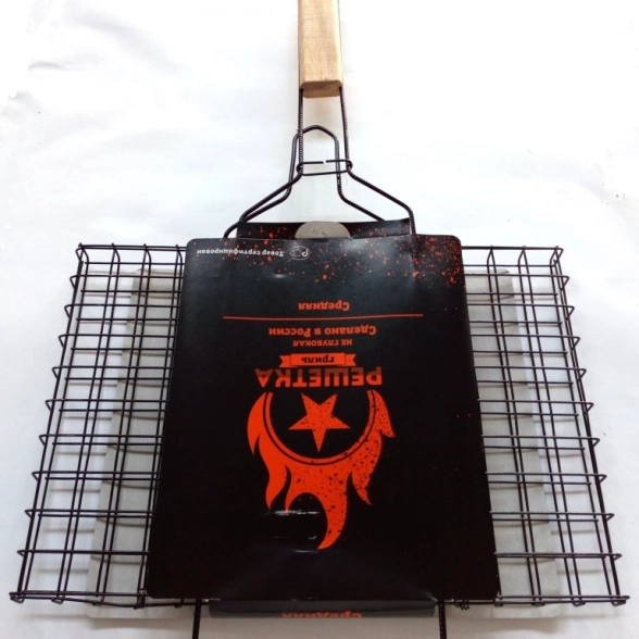 Решетка для барбекю ЛИДЕР универсальная 360х260х18мм СРЕД.