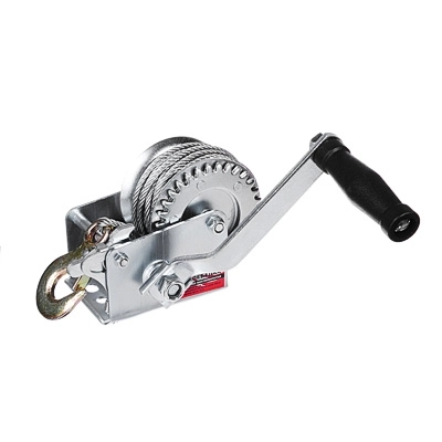 Лебедка Ермак ручная барабанная 450кг трос 10м