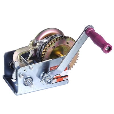 Лебедка Ермак TRT 1201C ручная барабанная 900кг трос 10м