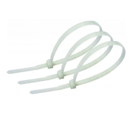 Хомут-стяжка 3х150 бел/нейл 10шт(пак)ТК