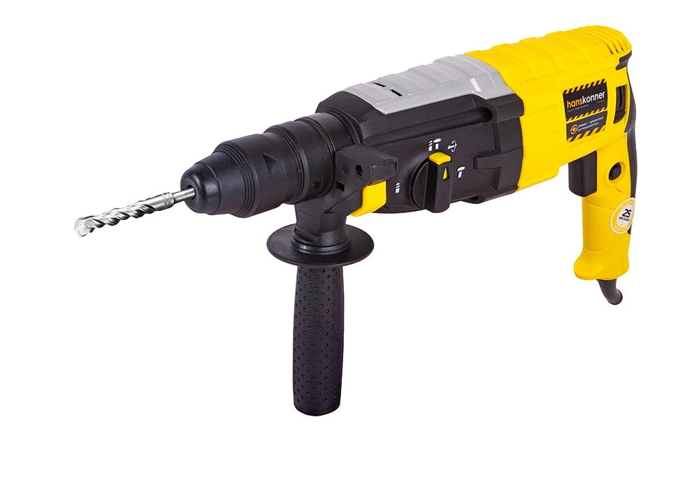 Перфоратор Hanskonner HRH0828REC 850Вт 3,2Дж SDS+ (в кейсе) съёмный патрон