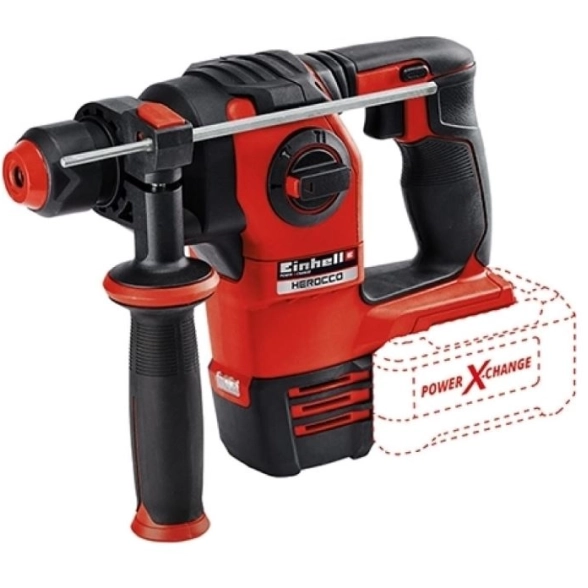 Перфоратор акк. Einhell PXC HEROCCO 18В 2,2Дж 4Ач SDS+ 1акк. (в кейсе)