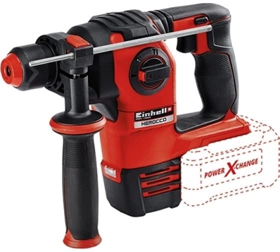 Перфоратор акк. Einhell PXC HEROCCO 18В 2,2Дж 4Ач SDS+ без аккумулятора и ЗУ