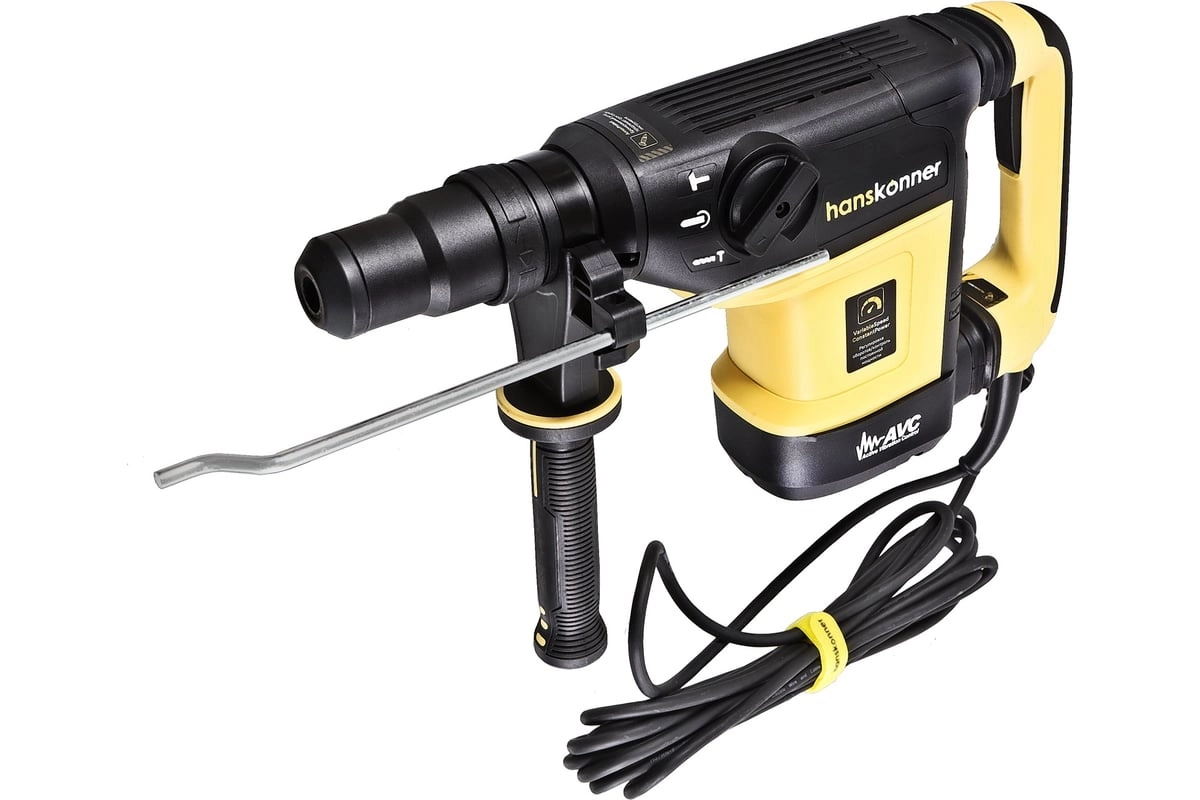 Перфоратор Hanskonner HRH1342M 1350Вт 10Дж SDS-Max