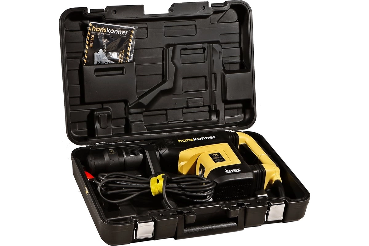 Перфоратор Hanskonner HRH1652M 1600Вт 15Дж SDS-Max-image-5