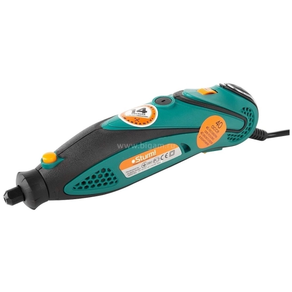 Дрель-мини (гравер) Sturm! GM2314F 140Вт 2,4/3,2мм гибкий вал+кейс+насадки