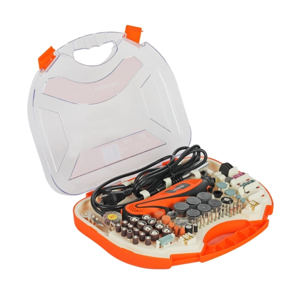 Дрель-мини (гравер) Patriot EE111 140Вт 2,3/3,2мм гибкий вал+кейс+насадки-image-3