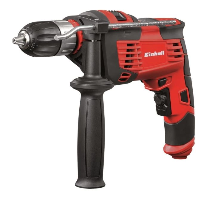 Дрель ударная Einhell TC-ID 720/1E KIT 720Вт БЗП 13мм+набор сверел(кейс)